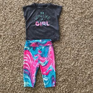 Toddler girl Under Armour set NWOT